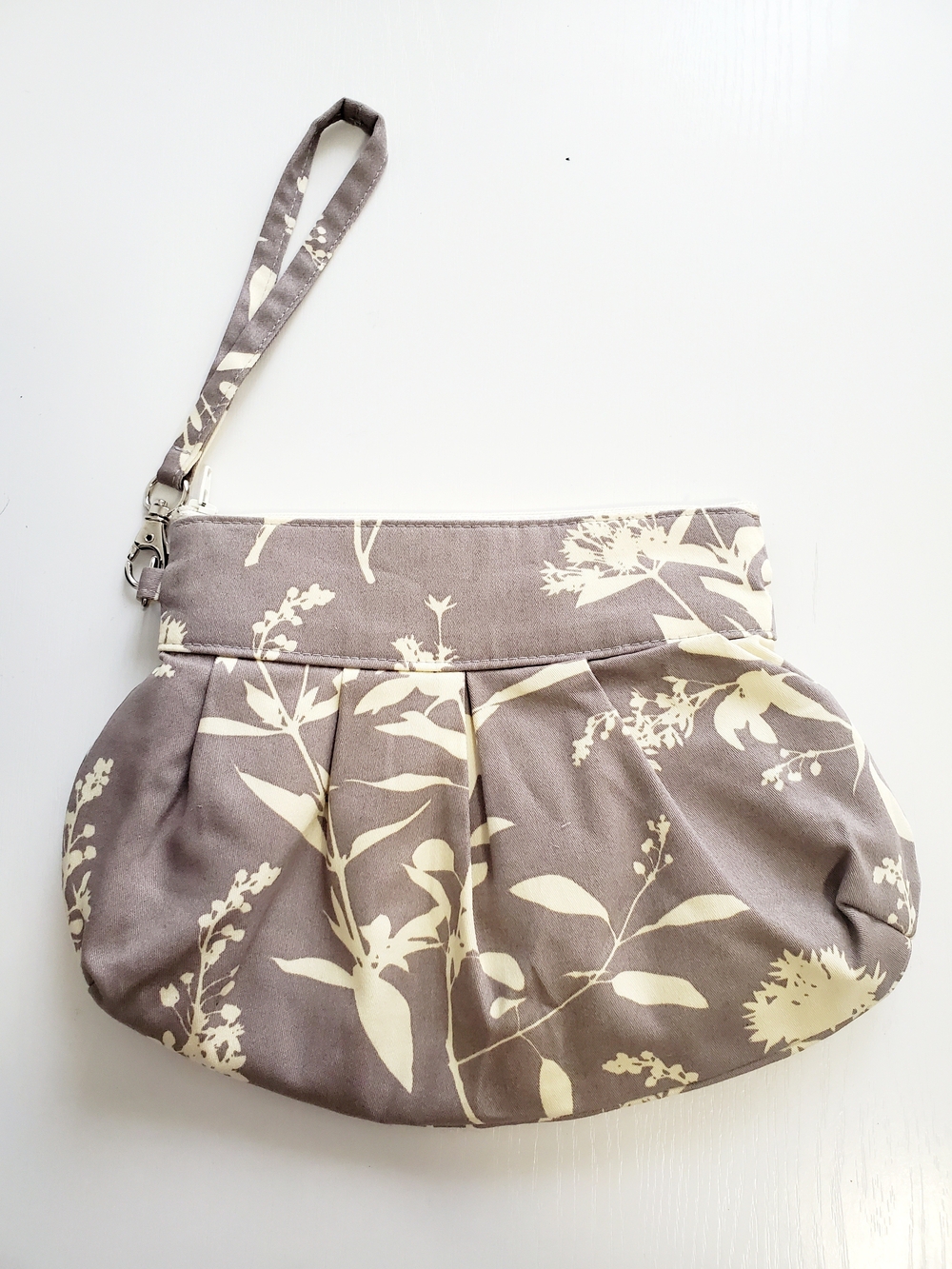 Neutral Floral Wristlet Clutch - Women Bags